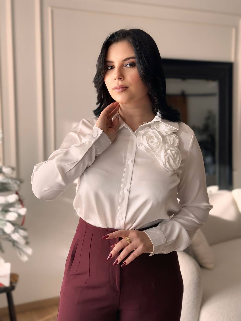 Chemise Fleur 3D Sol