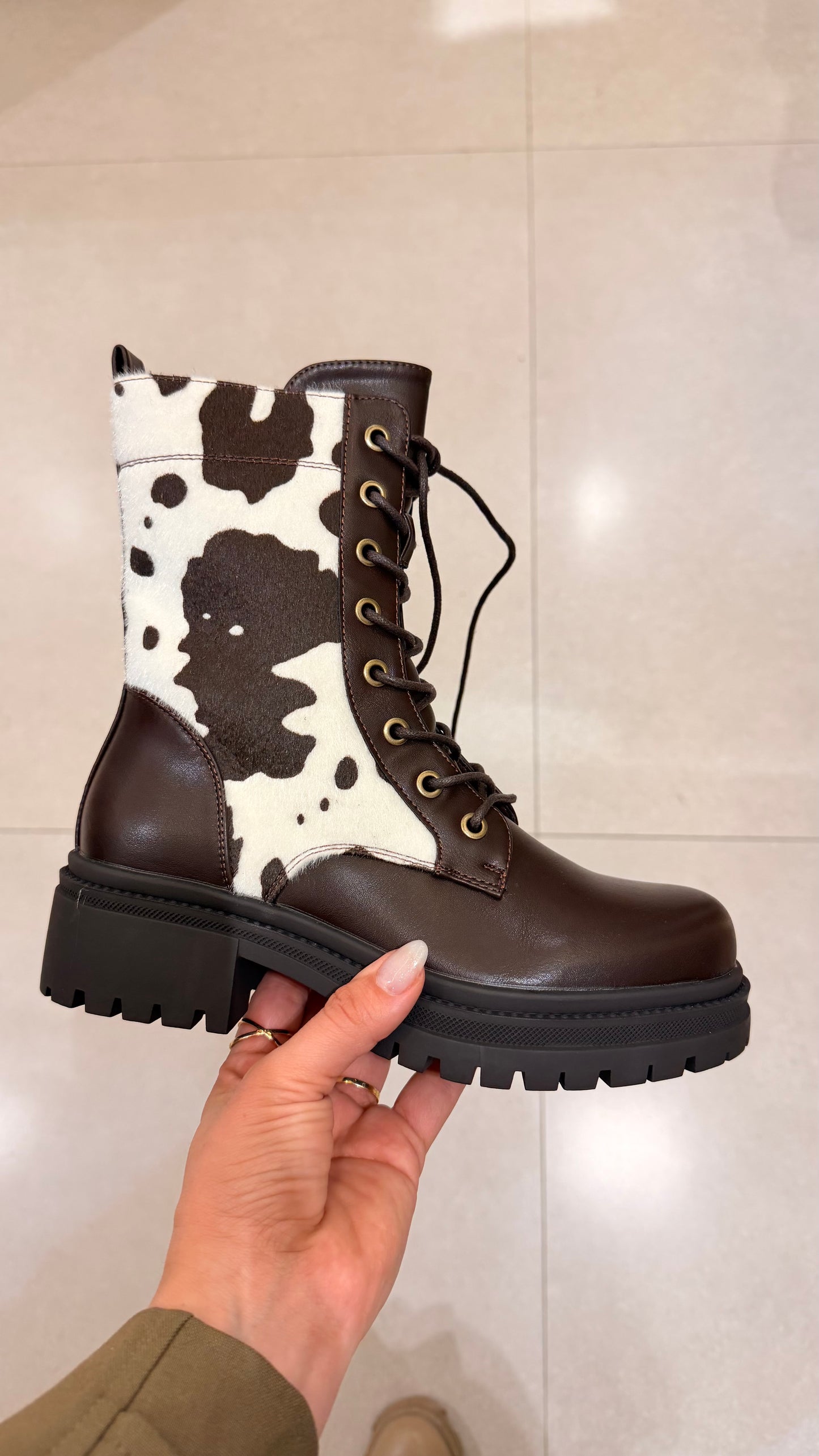 Bottine Cowprint