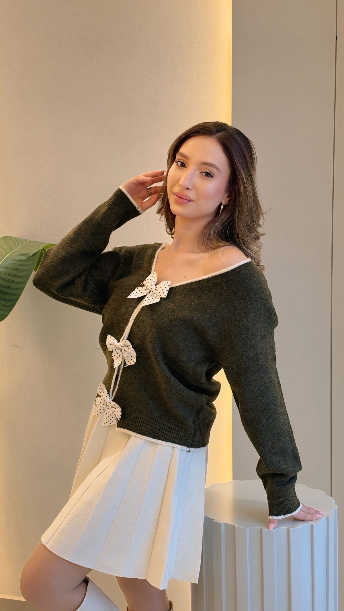 Cardigan papillon