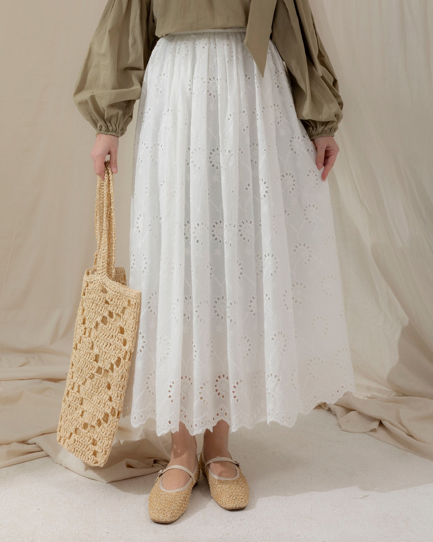 Jupe Broderie Saly