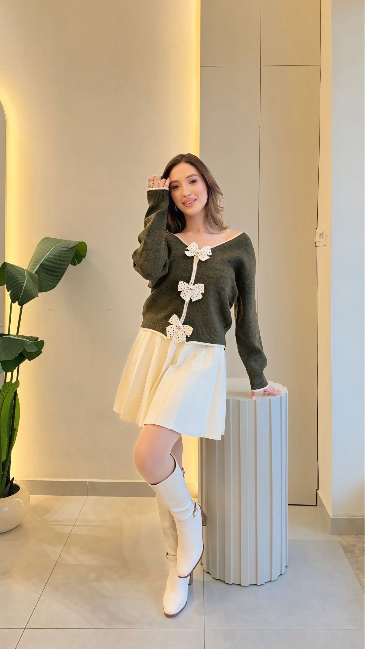 Cardigan papillon