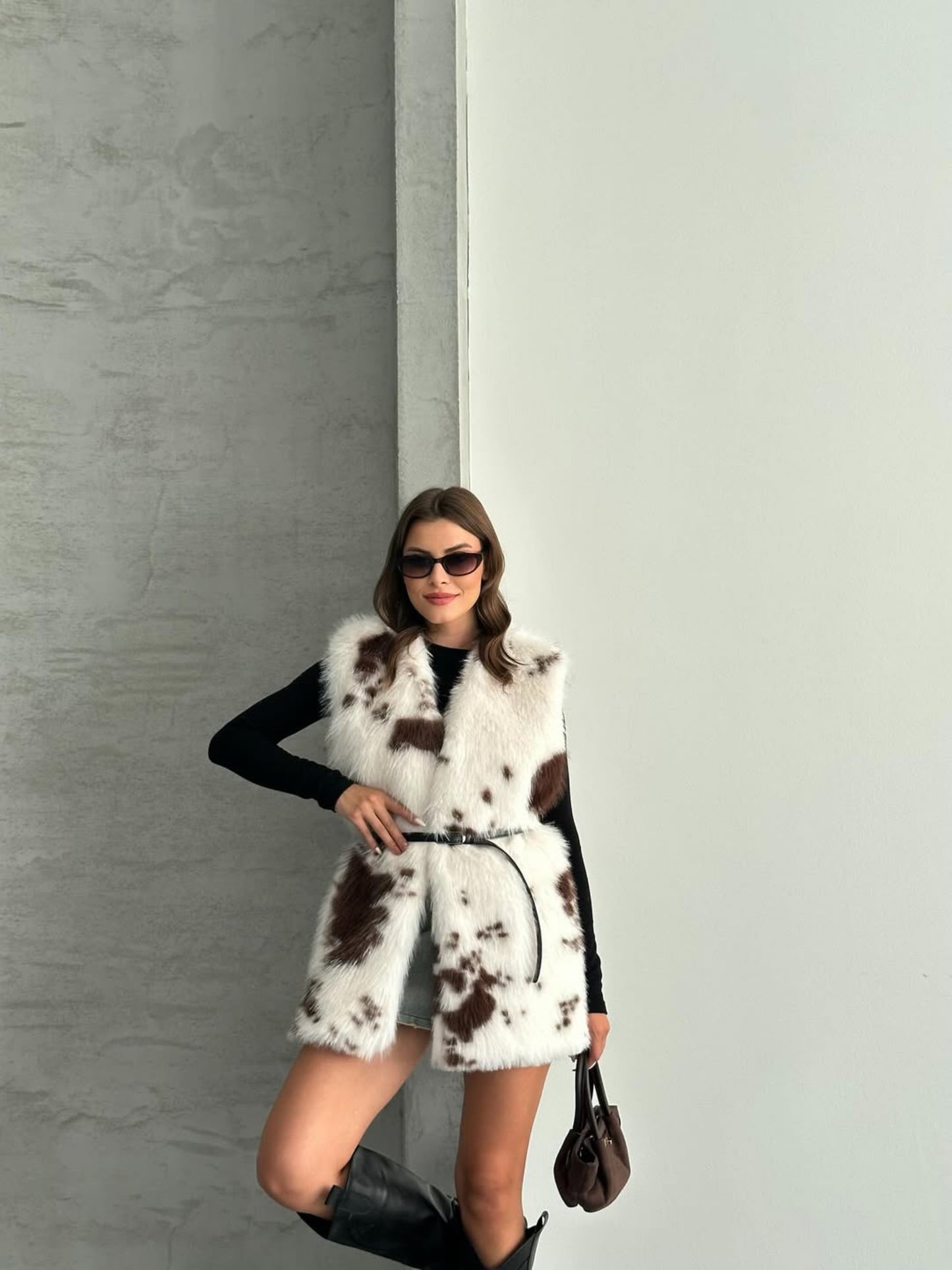 Cow Print Jacket